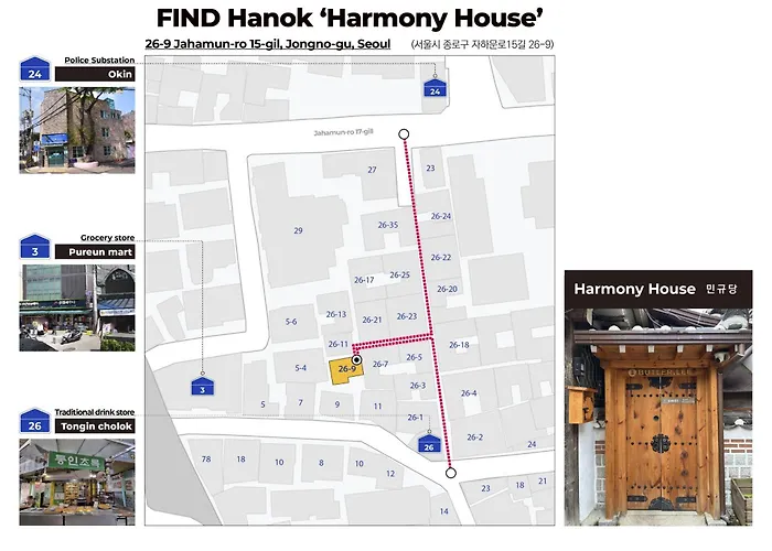 Luxury Hanok Harmony House Appartement Séoul